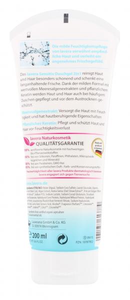 Lavera Basis sensitiv 2in1 Duschgel für Haut & Haar