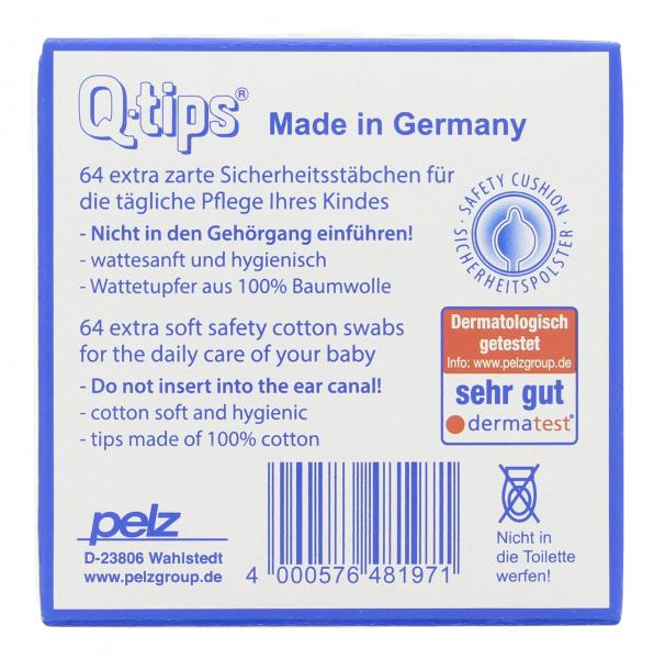 Pelz Q-Tips Baby Wattestäbchen