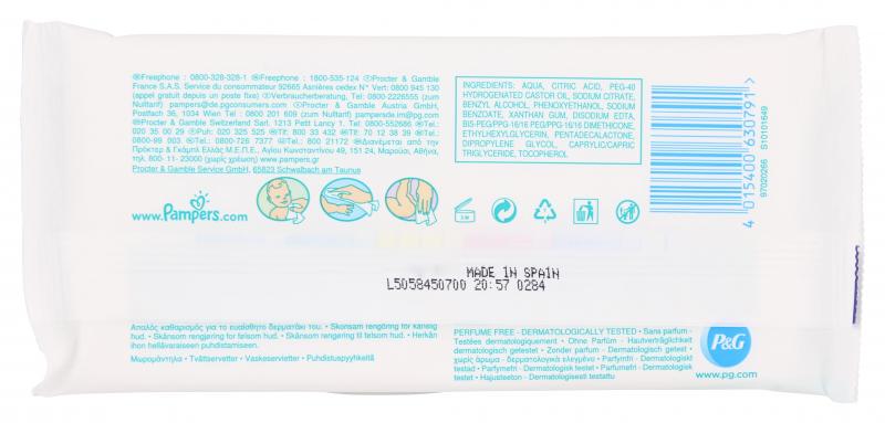 Pampers Sensitive Feuchttücher