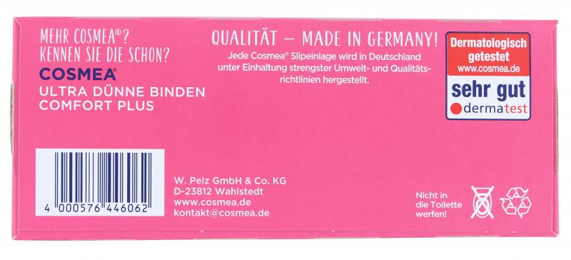 Cosmea Comfort Plus Slipeinlagen normal mit Frischeduft