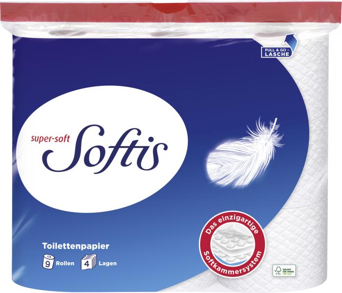 Softis Toilettenpapier 4-lagig