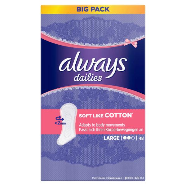 Always Soft like Cotton Slipeinlagen large