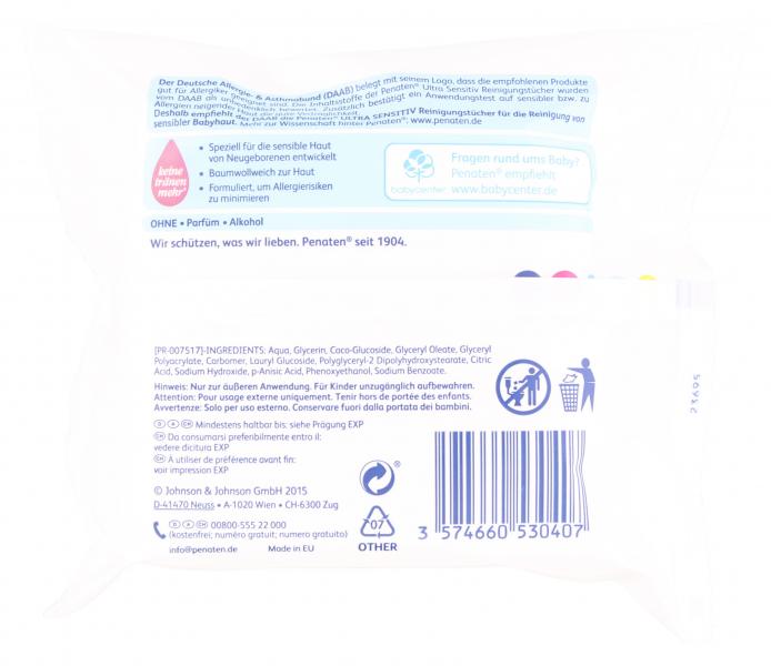 Penaten Baby Ultra Sensitiv Reinigungstücher