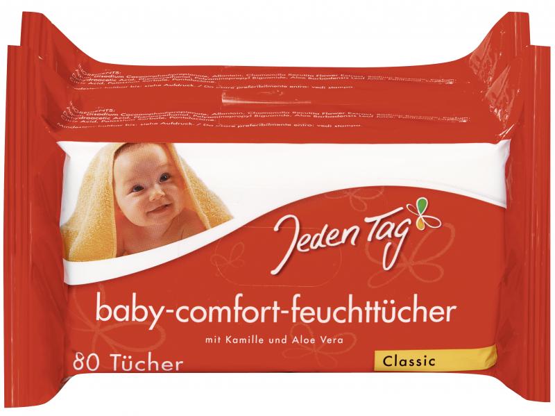 Jeden Tag Baby Comfort Feuchttücher classic