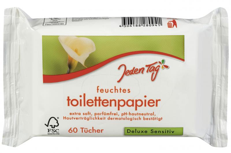 Jeden Tag Feuchtes Toilettenpapier Deluxe Sensitiv