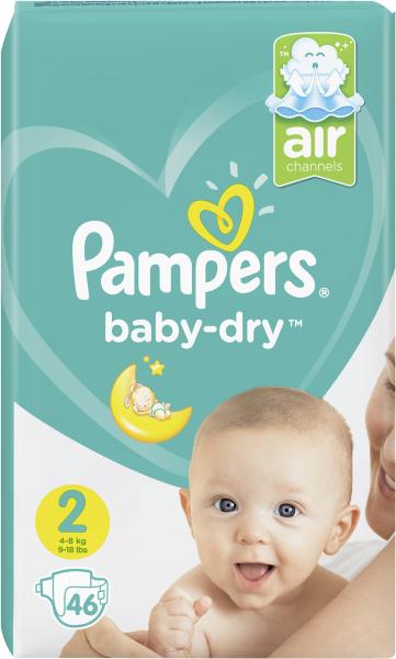 Pampers Baby Dry Gr. 2 Mini 4-8 kg
