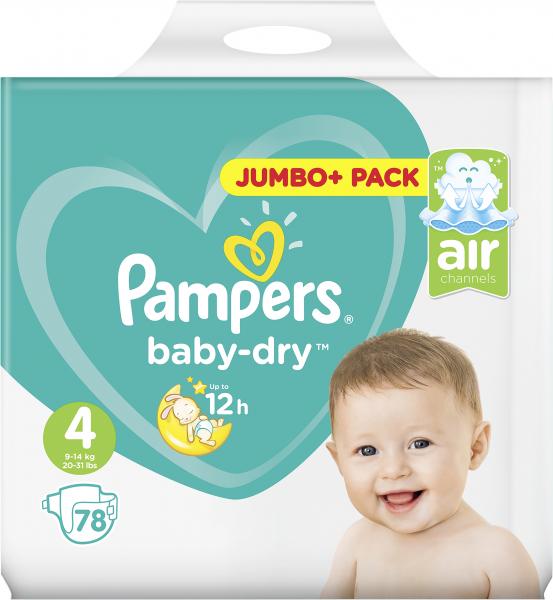 Pampers Baby Dry Gr. 4 Maxi 9-14 kg