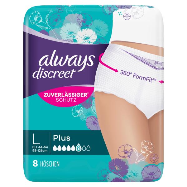 Always Discreet plus Pants Gr. L