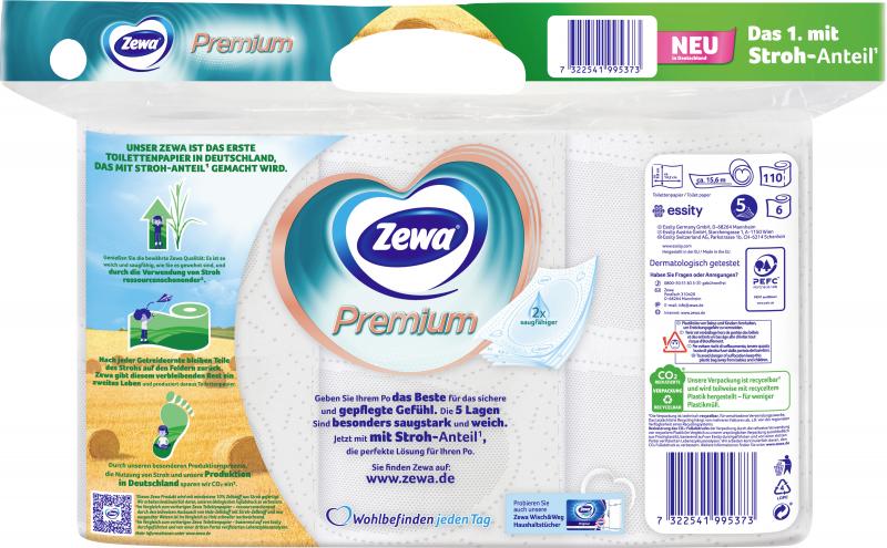 Zewa Premium Toilettenpapier 5-lagig