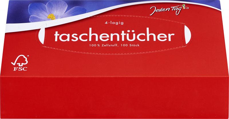 Jeden Tag Taschentücher Box