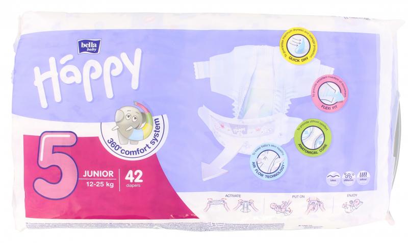 Bella Baby Happy Windeln Gr. 5 Junior 12-25kg