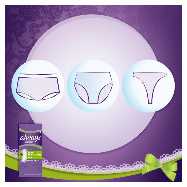 Always Multiform Fresh Slipeinlagen slim