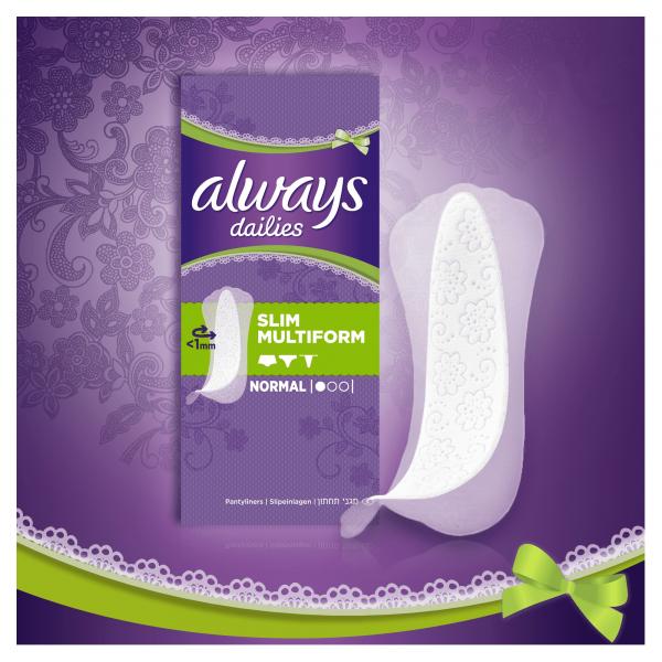Always Multiform Fresh Slipeinlagen slim