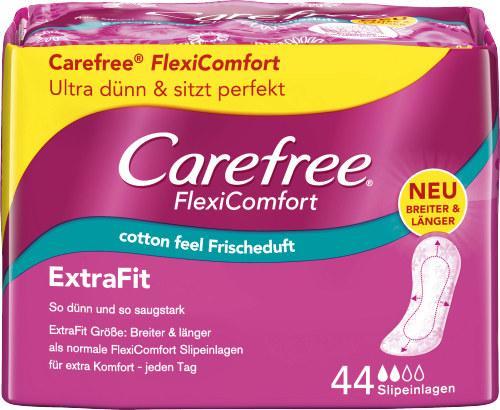 Carefree Slipeinlagen FlexiComfort extrafit