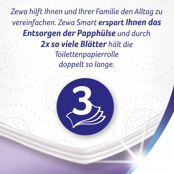 Zewa Smart Toilettenpapier 3-lagig