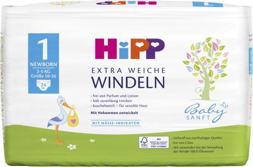 Hipp Babysanft Windeln Gr. 1 Newborn 2-5kg