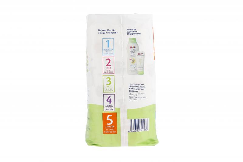 Hipp Babysanft Windeln Gr. 5 Junior 12-17kg