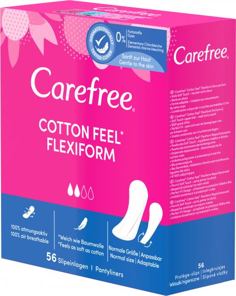 Carefree Slipeinlagen Cotton Flexiform Gr. S/M
