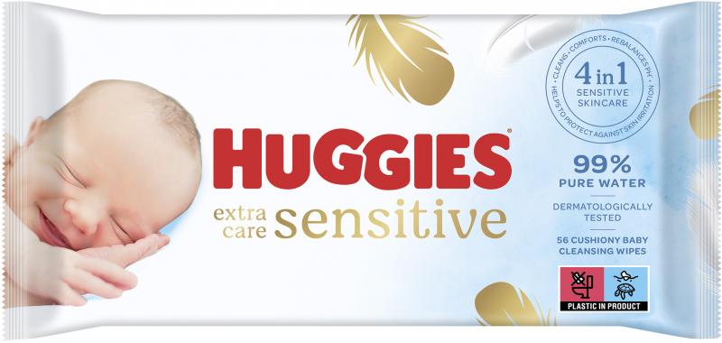Huggies Extra Care sensitive Feuchte Baby Pflegetücher