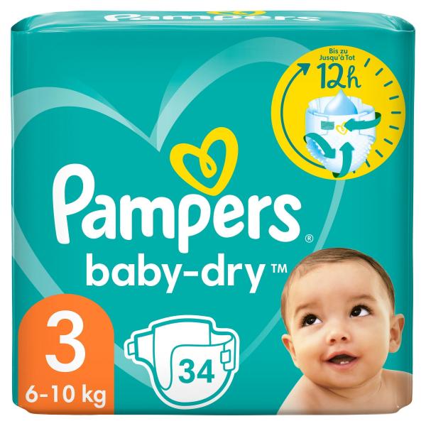 Pampers Baby-Dry Gr. 3, 6kg-10kg