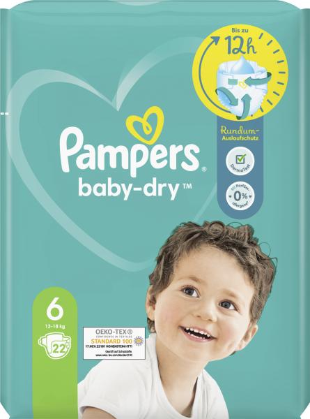 Pampers Baby-Dry Gr. 6, 13kg-18kg