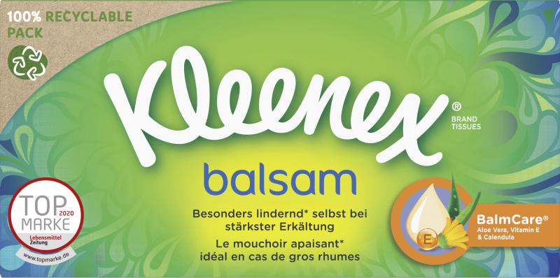 Kleenex Balsam Taschentücher Box