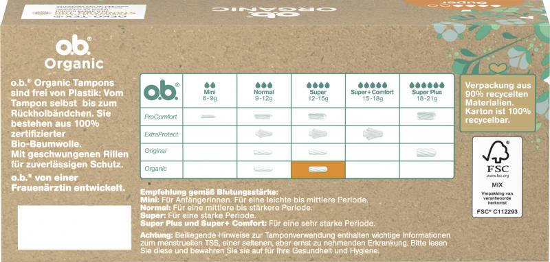 O.b. Organic Super Bio