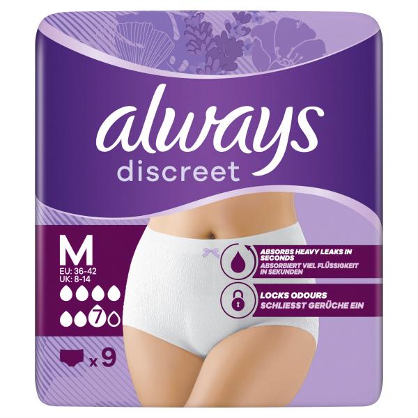 Always Discreet Inkontinenz-Höschen Plus Gr. M