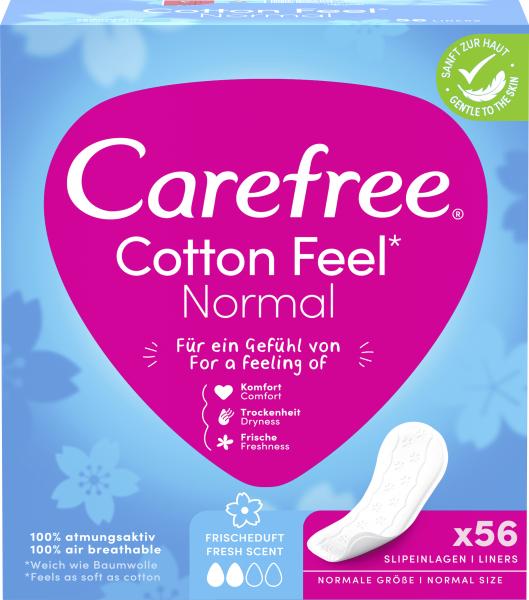 Carefree Slipeinlagen Cotton mit Frischeduft