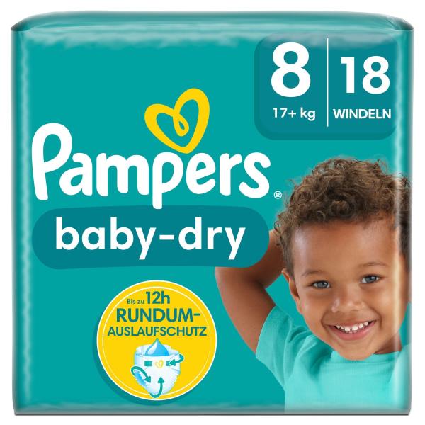 Pampers Baby Dry Gr. 8, 17kg+