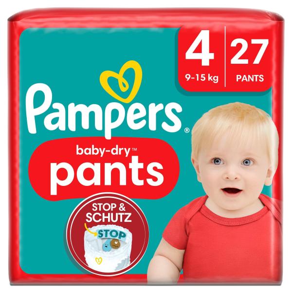 Pampers Baby Dry Pants Gr. 4, 9kg-15kg
