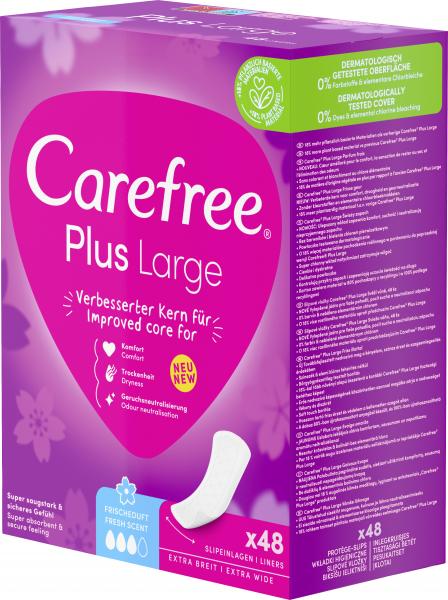 Carefree Plus Large Slipeinlagen Frischeduft