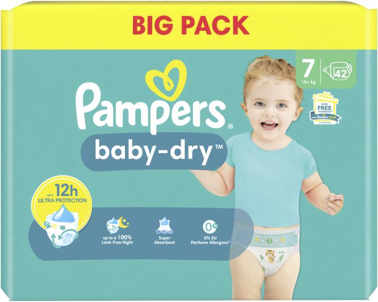 Pampers Baby Dry Gr. 7, 15+kg
