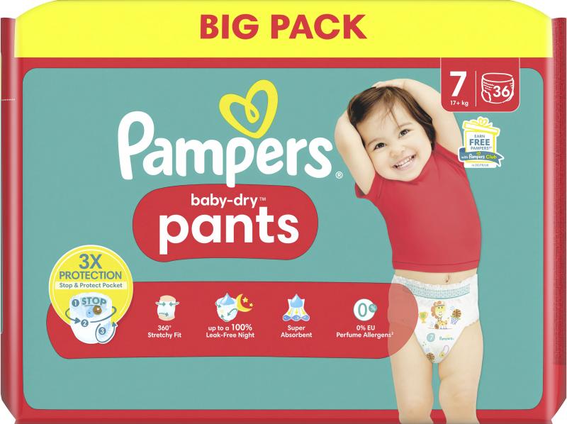 Pampers Baby Dry Pants Gr. 7, 17+kg