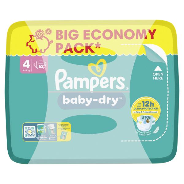 Pampers Baby Dry Gr. 4, 9kg-14 kg