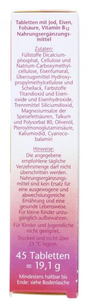 Doppelherz aktiv Jod + Folsäure + Eisen Tabletten