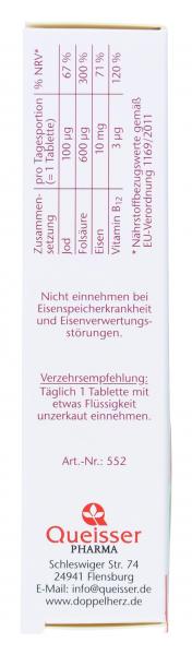 Doppelherz aktiv Jod + Folsäure + Eisen Tabletten