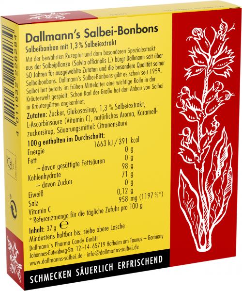 Dallmann's Salbei Bonbons mit Vitamin C