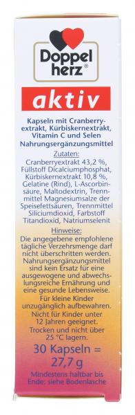 Doppelherz aktiv Cranberry + Kürbis Kapseln