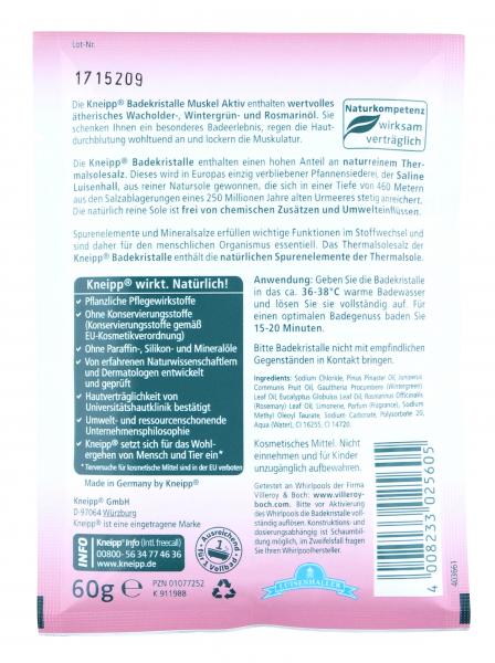 Kneipp Muskel Aktiv Wacholder Badekristalle 