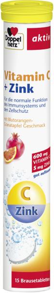 Doppelherz aktiv Vitamin C + Zink Brausetabletten