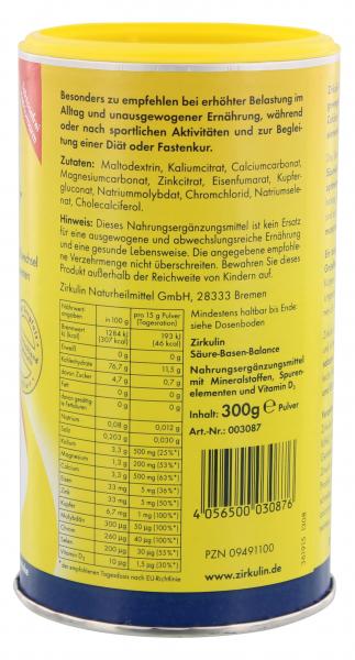 Zirkulin Säure-Basen-Balance Pulver