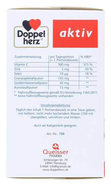 Doppelherz aktiv Heißer Granatapfel + Sanddorn + Acerola
