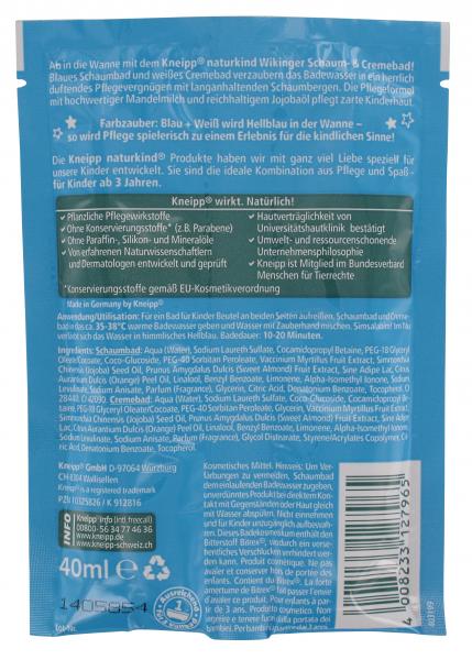 Kneipp Naturkind Wikinger Schaum- und Cremebad 