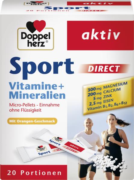 Doppelherz aktiv Sport Vitamine + Mineralien Direct Beutel