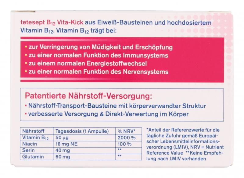 Tetesept B12 Vita Kick Trinkfläschchen
