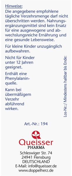 Doppelherz aktiv Magnesium + Calcium + D3