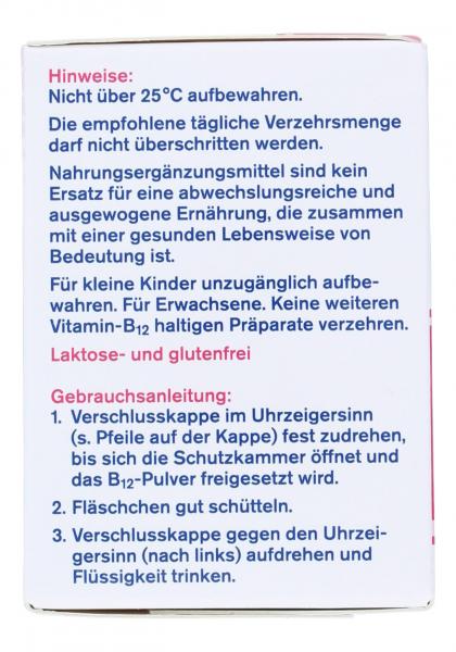Tetesept B12 Vita-Kick Trinkfläschchen Himbeergeschmack