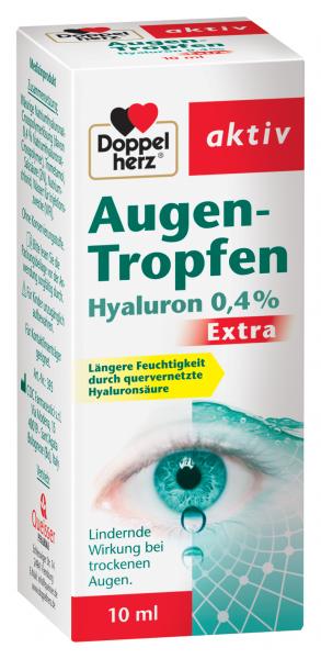 Doppelherz aktiv Augen-Tropfen Hyaluron 0,4%