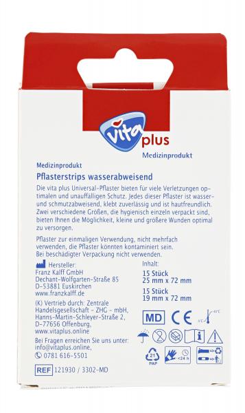 Vita plus Pflasterstrips Universal wasserabweisend